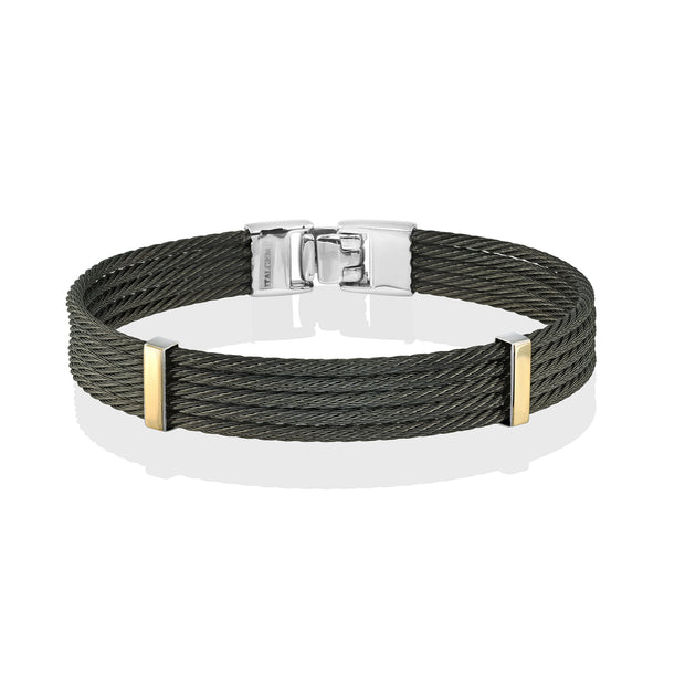 ITALGEM STEEL – STAINLESS STEEL CABLE BRACELET