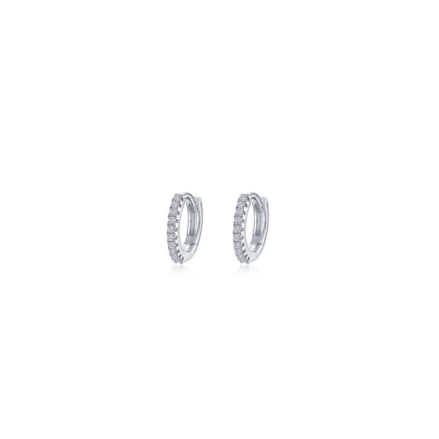 Lafonn - Silver Huggie Hoop Earrings