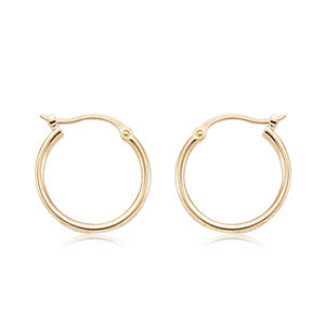 CARLA - GOLD HOOP EARRINGS
