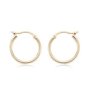 CARLA - GOLD HOOP EARRINGS