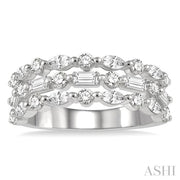 Ashi - 3 Row Diamond Ring
