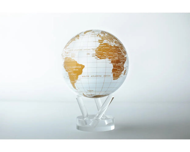 MOVA - White & Gold 4.5" Globe