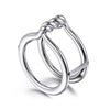 925 Sterling Silver Twisted Smart Ring Enhancer