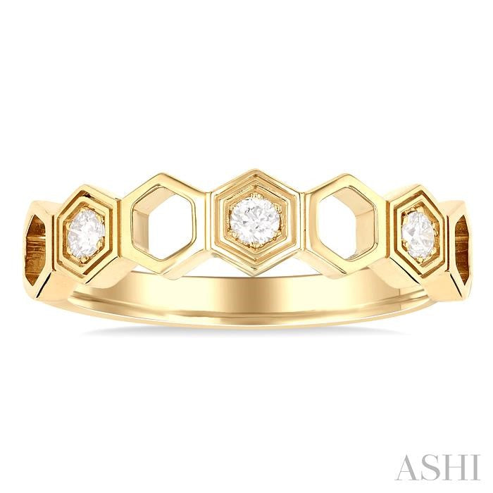ASHI - HEXAGON DIAMOND RING