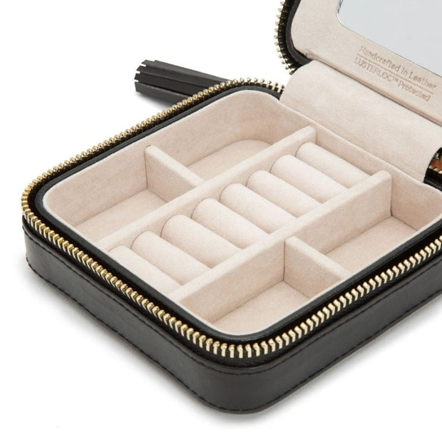 Wolf - "Caroline" Zip Travel Case - Black