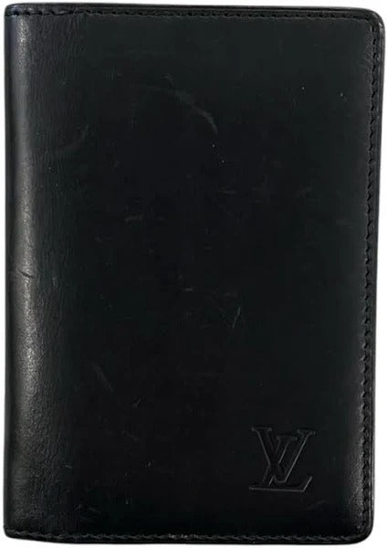 Louis Vuitton Black Nomade Leather Pocket Organizer