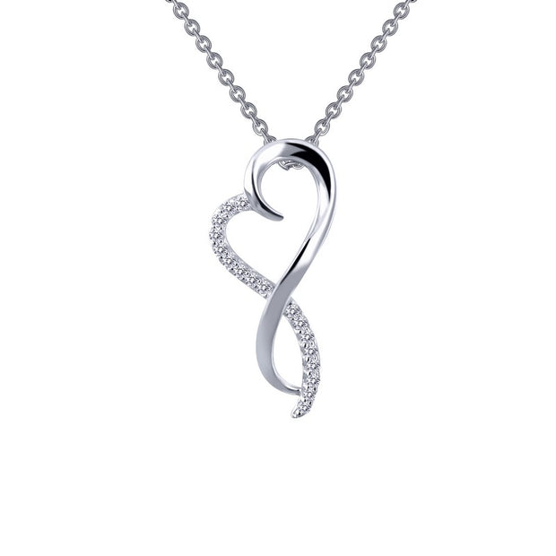 Lafonn- Infinity Heart Pendant Necklace