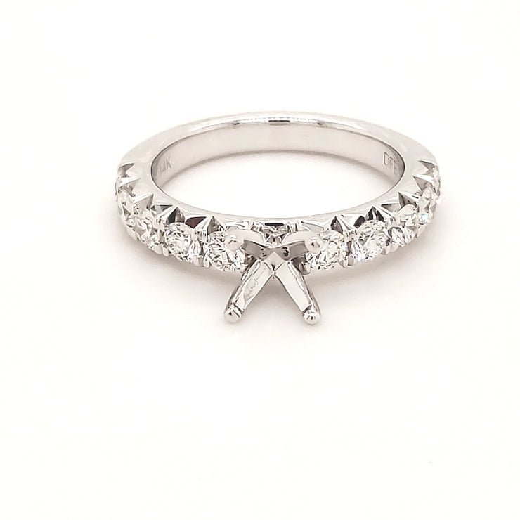 DIAMONDS FOREVER - FRENCH PAVE DIAMOND SEMI MOUNT