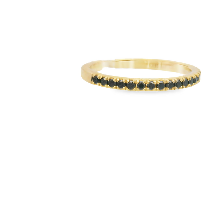A Jaffe - Black Diamond Band - 1/5 Ct