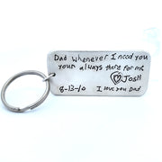 SILVER CUSTOMIZABLE KEYCHAIN