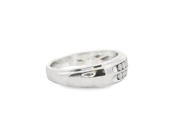 Double Row Diamond Band