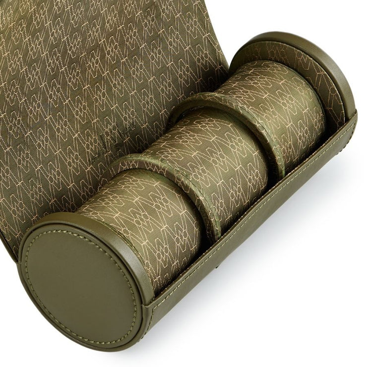 WOLF - Earth Triple Watch Roll - OLIVE