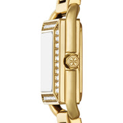 Tory Burch - Small Kira Watch Gold Tone & Pave Crystals