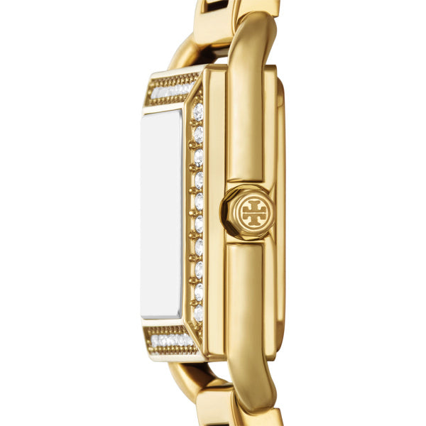 Tory Burch - Small Kira Watch Gold Tone & Pave Crystals
