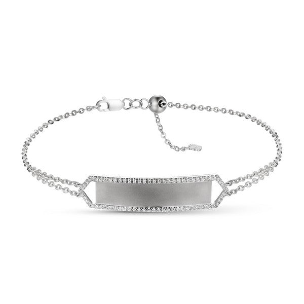 LUVENTE - DIAMOND ENGRAVEABLE ID BRACELET