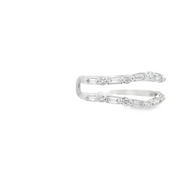 ALTERNATING SHAPES CONTOUR ENGAGEMENT RING WRAP