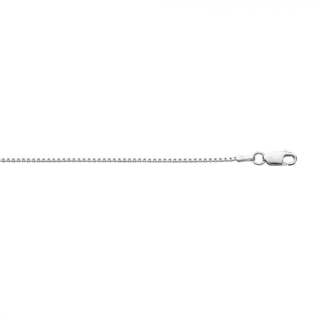 SILVER BOX CHAIN 18"