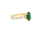 Emerald & Diamond Ring