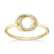 Shy Creation - Interlocking Circles Diamond Ring