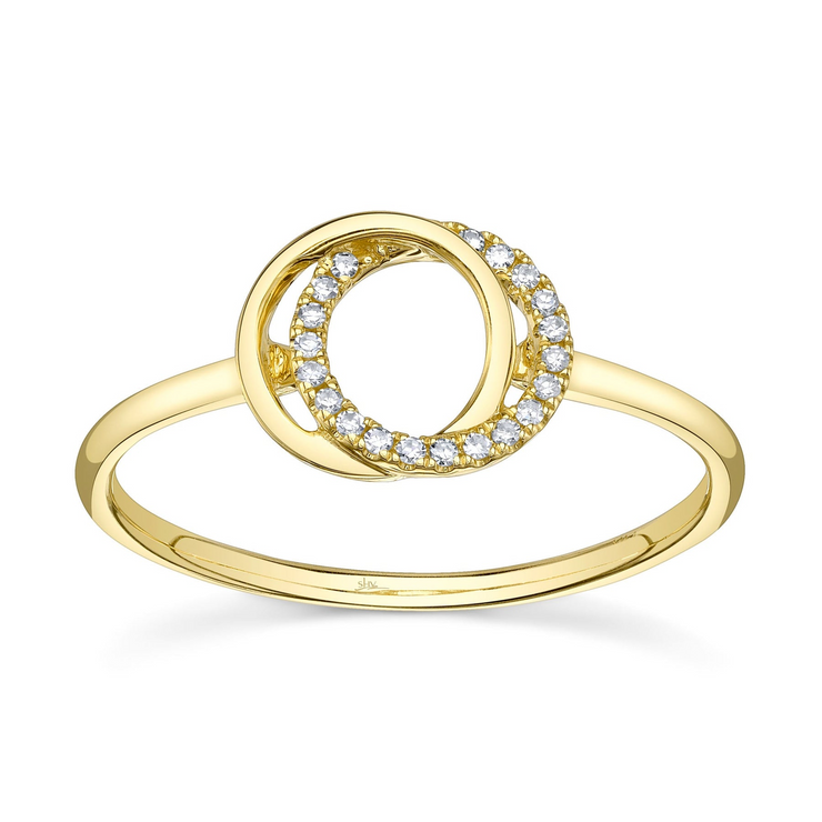 Shy Creation - Interlocking Circles Diamond Ring