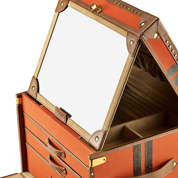 Wolf - Ida Trunk Jewelry Box - Orange