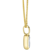 Shy Creation - Diamond Baguette Necklace