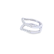 DIAMOND ENGAGEMENT RING CONTOUR WRAP – 0.85 TCW