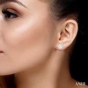 ASHI - 1.5 CT LOVEBRIGHT DIAMOND EARRINGS