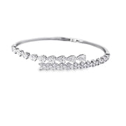 DIAMOND BYPASS BANGLE BRACELET