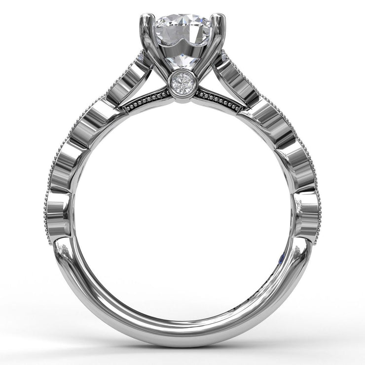 FANA- VINTAGE MARQUISE SHAPED ENGAGEMENT RING