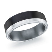 Carbon Fiber, Gold & Tantalum Mardini Wedding Band