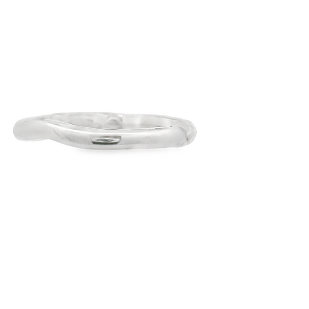 A Jaffe - Contour White Gold Wedding Band