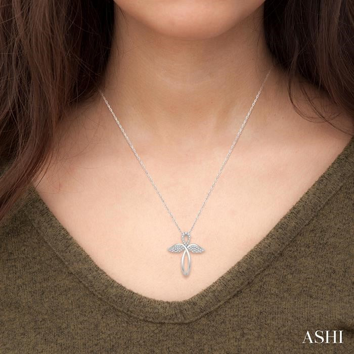 ASHI – ANGEL WING CROSS PENDANT
