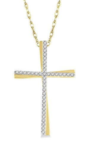 ASHI –DIAMOND CROSS PENDANT