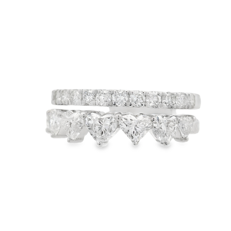 Double Row Diamond Band