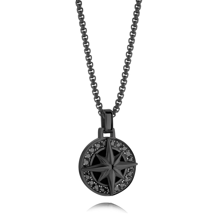 Black North Star Pendant