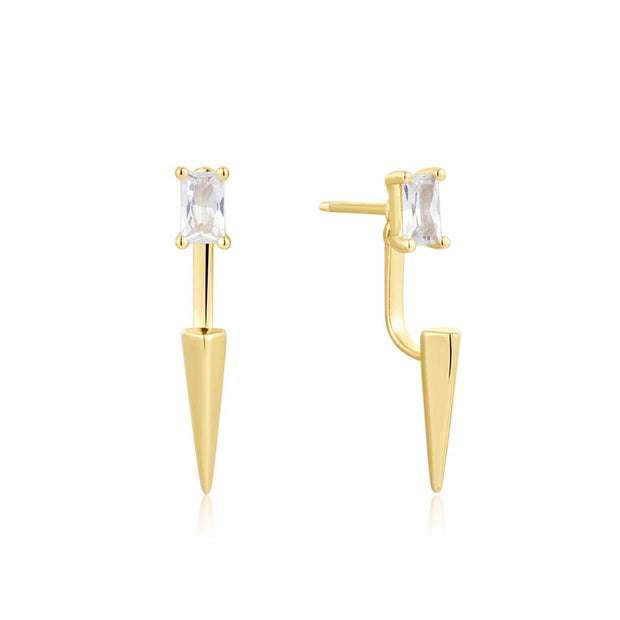 ANIA HAIE - GOLD POINT STUD EAR JACKETS