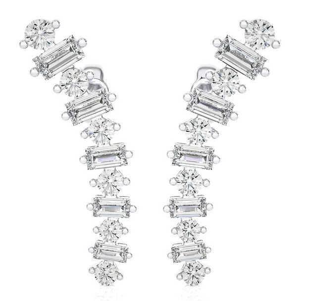 Baguette Diamond Ear Crawler