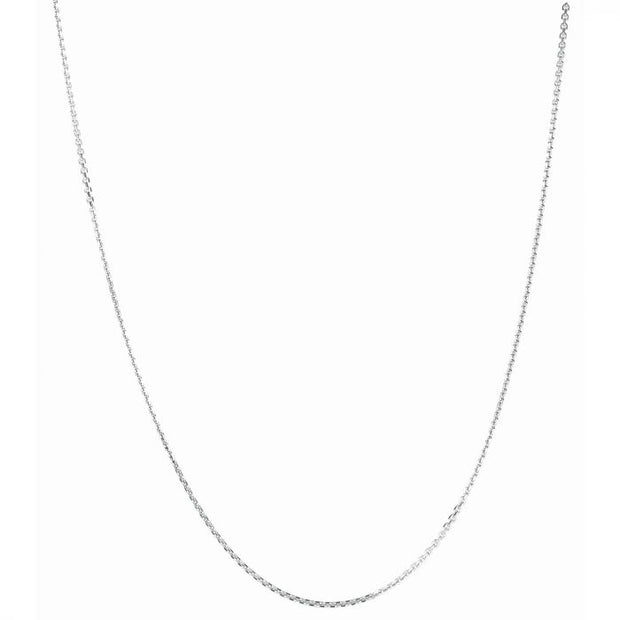STERLING SILVER CABLE CHAIN 18"
