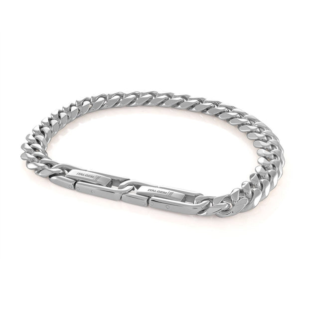 ITALGEM STEEL – CURB CHAIN BRACELET