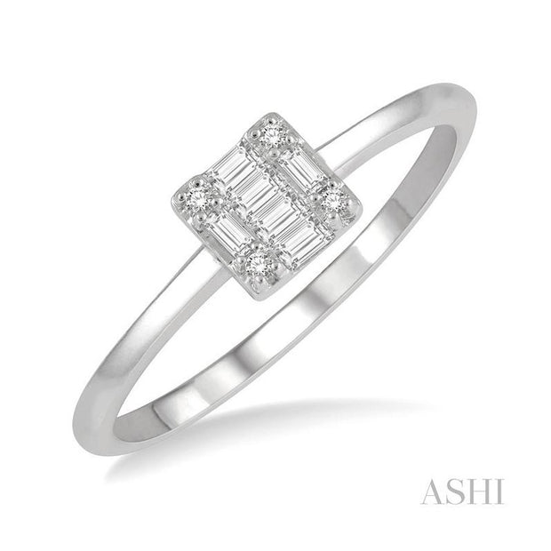 ASHI - DIAMOND CLUSTER RING