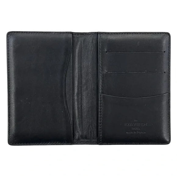 Louis Vuitton Black Nomade Leather Pocket Organizer