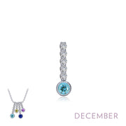 LAFONN - DECEMBER BIRTHSTONE LOVE PENDANT