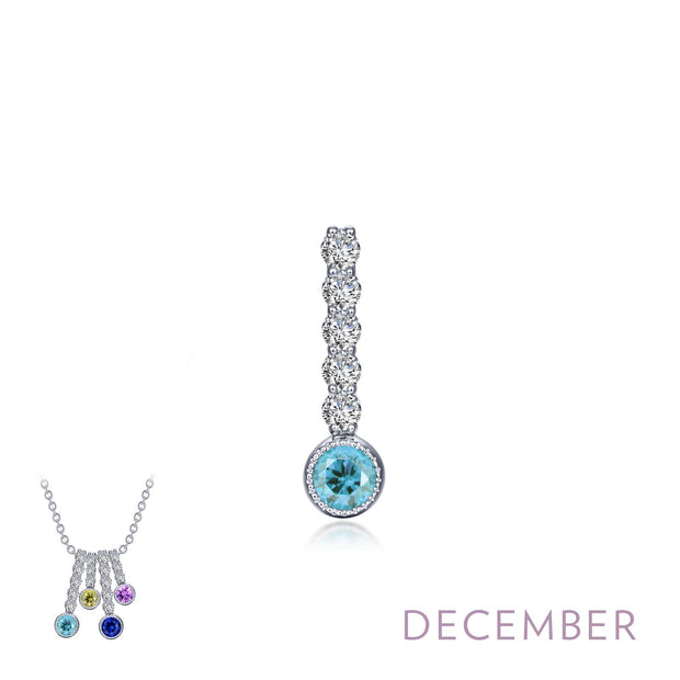 Lafonn - December Birthstone Love Pendant