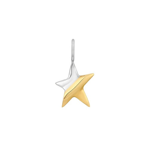 ANIA HAIE - TWO TONE STAR NECKLACE CHARM