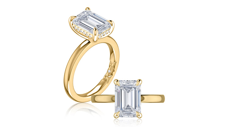 A JAFFE - DIAMOND ENGAGEMENT RING SETTING