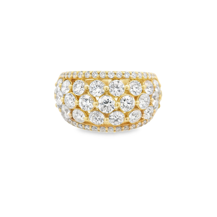 A Jaffe - Domed Diamond Band - 2 3/4 Ct