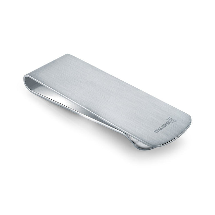 ITALGEM STEEL - BRUSHED MONEY CLIP