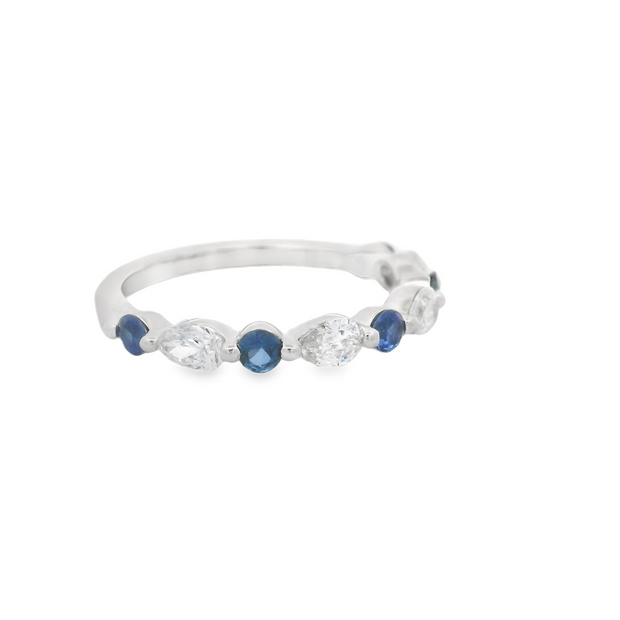Sapphire & Diamond Band