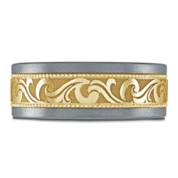 ?GOLD & TANTALUM MARDINI WEDDING BAND